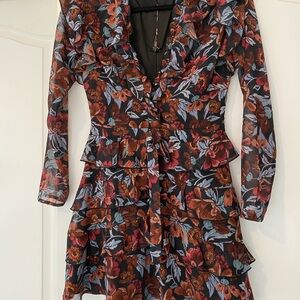 Majorelle - floral long sleeve dress